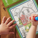 Melissa & Doug’s Water Wow! reusable watercolor books include a “brush” that you fill with water, and four watercolor pages that are completely reusable.
